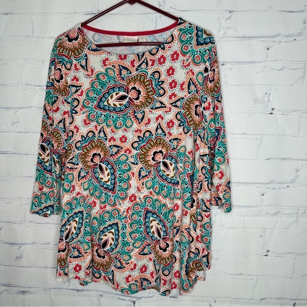 Chico’s size 3/large petite top